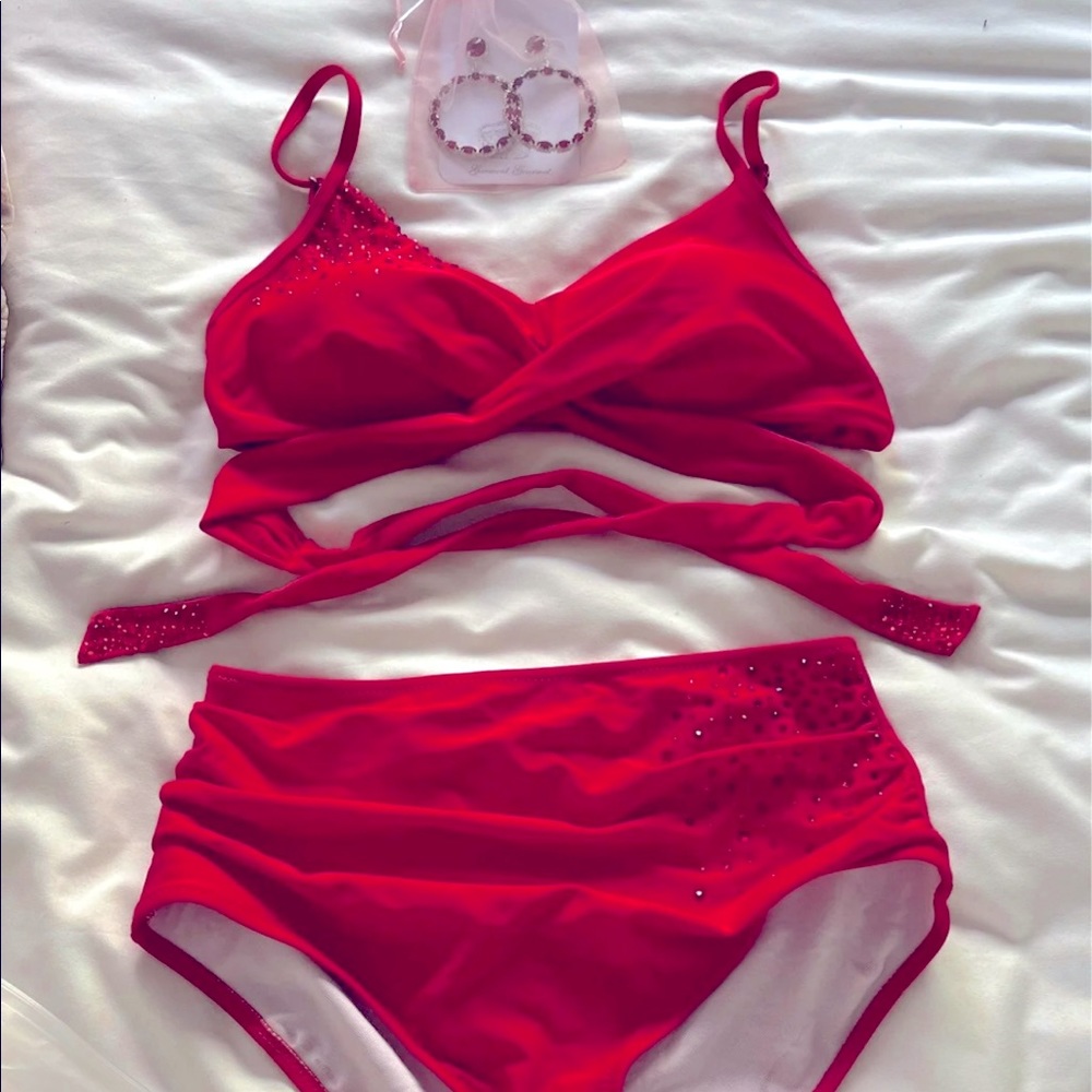 Cupshe embellished bikini NWOT